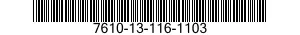 7610-13-116-1103  7610131161103 131161103