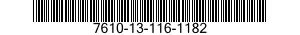 7610-13-116-1182  7610131161182 131161182