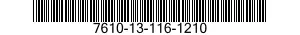 7610-13-116-1210  7610131161210 131161210