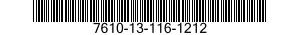 7610-13-116-1212  7610131161212 131161212