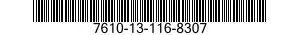 7610-13-116-8307  7610131168307 131168307