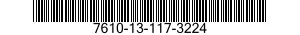 7610-13-117-3224  7610131173224 131173224