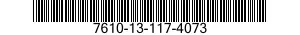 7610-13-117-4073  7610131174073 131174073