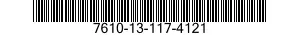 7610-13-117-4121  7610131174121 131174121
