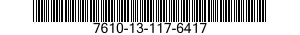 7610-13-117-6417  7610131176417 131176417
