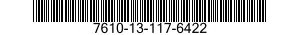 7610-13-117-6422  7610131176422 131176422
