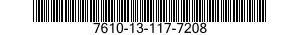 7610-13-117-7208  7610131177208 131177208