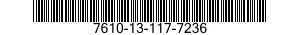 7610-13-117-7236  7610131177236 131177236