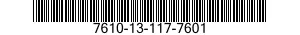 7610-13-117-7601 CIRCUIT CARD ASSEMBLY 7610131177601 131177601