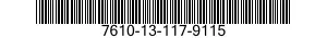 7610-13-117-9115  7610131179115 131179115