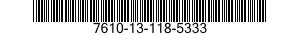 7610-13-118-5333 MANUAL,TECHNICAL 7610131185333 131185333