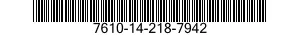 7610-14-218-7942  7610142187942 142187942