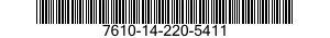 7610-14-220-5411  7610142205411 142205411