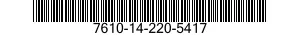 7610-14-220-5417  7610142205417 142205417