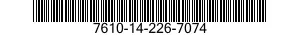 7610-14-226-7074  7610142267074 142267074