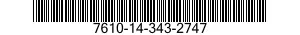 7610-14-343-2747  7610143432747 143432747