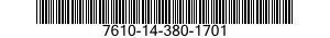 7610-14-380-1701  7610143801701 143801701