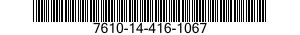 7610-14-416-1067 MANUAL,TECHNICAL 7610144161067 144161067