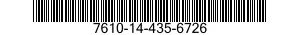 7610-14-435-6726  7610144356726 144356726