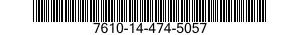 7610-14-474-5057  7610144745057 144745057