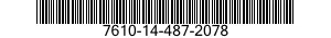 7610-14-487-2078 PARTS LIST 7610144872078 144872078