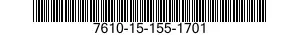 7610-15-155-1701 MANUAL,TECHNICAL 7610151551701 151551701