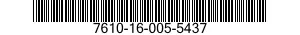 7610-16-005-5437 MANUAL,TECHNICAL 7610160055437 160055437