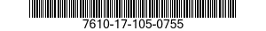 7610-17-105-0755 MANUAL,TECHNICAL 7610171050755 171050755