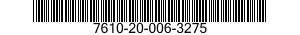 7610-20-006-3275 MANUAL,TECHNICAL 7610200063275 200063275