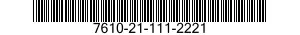 7610-21-111-2221  7610211112221 211112221