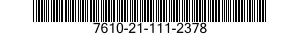 7610-21-111-2378  7610211112378 211112378