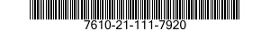 7610-21-111-7920  7610211117920 211117920