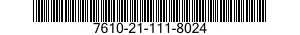 7610-21-111-8024  7610211118024 211118024