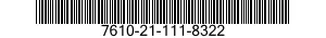 7610-21-111-8322  7610211118322 211118322