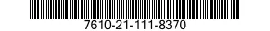 7610-21-111-8370  7610211118370 211118370