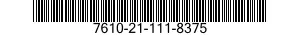 7610-21-111-8375  7610211118375 211118375