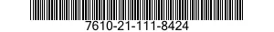 7610-21-111-8424  7610211118424 211118424