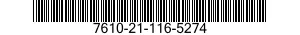 7610-21-116-5274  7610211165274 211165274