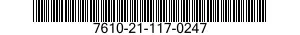 7610-21-117-0247  7610211170247 211170247