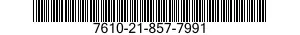 7610-21-857-7991  7610218577991 218577991
