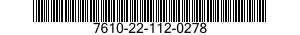 7610-22-112-0278  7610221120278 221120278