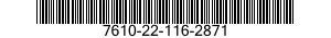 7610-22-116-2871  7610221162871 221162871