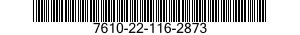 7610-22-116-2873  7610221162873 221162873