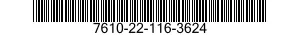 7610-22-116-3624 BOOK 7610221163624 221163624
