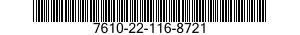 7610-22-116-8721  7610221168721 221168721