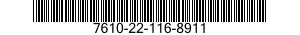 7610-22-116-8911  7610221168911 221168911