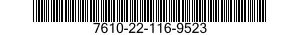 7610-22-116-9523  7610221169523 221169523