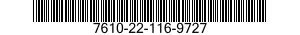 7610-22-116-9727  7610221169727 221169727