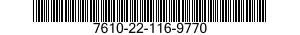 7610-22-116-9770  7610221169770 221169770