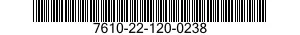 7610-22-120-0238 FOLDER 7610221200238 221200238